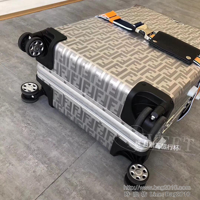 RIMOWA日默瓦 全鋁鎂合金拉箱/拉杆箱 RIMOWA x FENDI 限量版芬迪 日默瓦拉杆箱Classic Flight系列 聯名款  xbt1044
